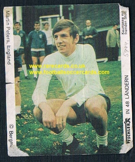 1970 Hitschler gum Bergmann paper gum insert Martin Peters