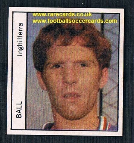 1970 Italian PEOPLE MAG Alan Ball Everton Blackpool England packet issue