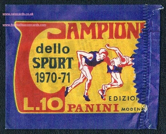 1970 Panini Campioni SEALED envelope