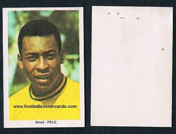 1970 Pele -South American issue - similar to Novedades Crack types, original, with slight AMR. RARE!