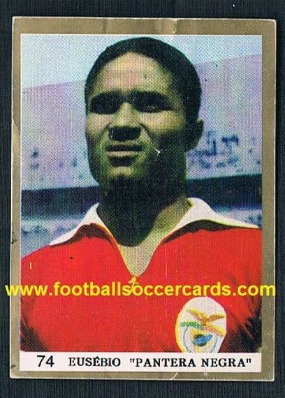 1970s Eusebio Black Panther 74 Manil sticker from Portugal
