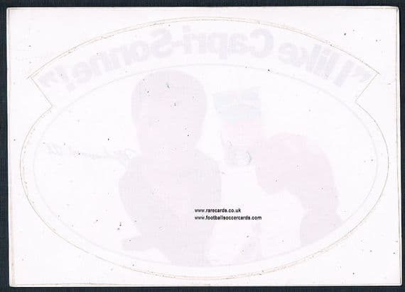 1970s Muhammad Ali Cassius Clay French trade window sticker, unused : look closely!