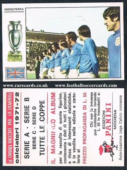 1971 England Emlyn Hughes Italian