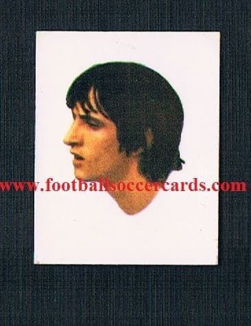 1971 Johan Cruyff 'head' card excellent condition splendid item