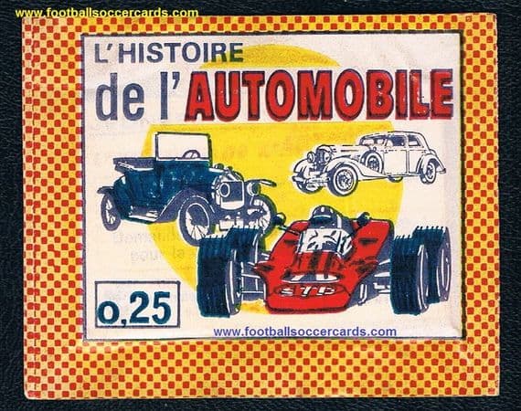 1971 Panini HISTOIRE De l AUTOMOBILE complete sealed French packet F1 Grand Prix cars drivers