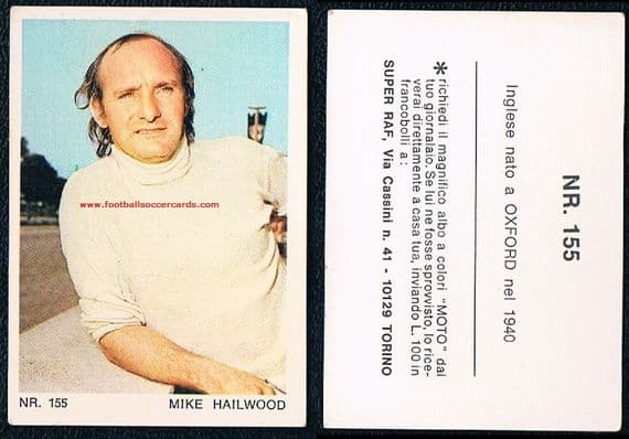 1972 9x World Champion Moto GP & F1 legend Mike Hailwood Super Raf