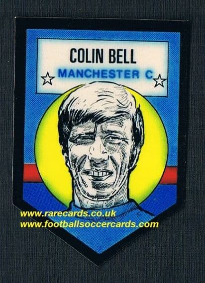 1972 BAB unused Shooting Stars Man City Colin Bell