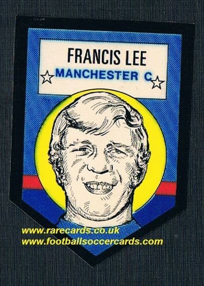 1972 BAB unused Shooting Stars Man City Francis Lee