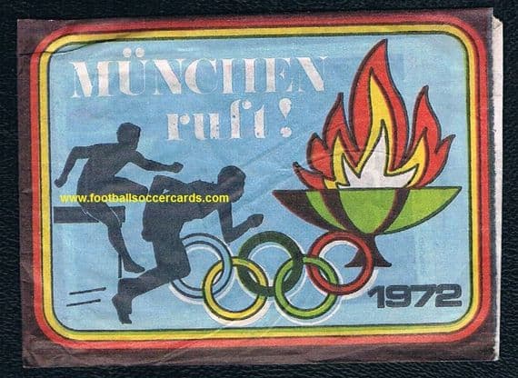 1972 Wiko SEALED PACKET Munich Olympics cards from BRD, as new