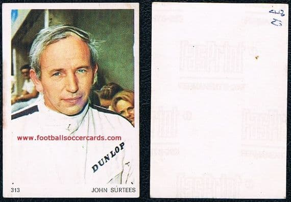 1973 Americana Munich Auto & Competition STICKER #313 John Surtees, +Backing Paper!