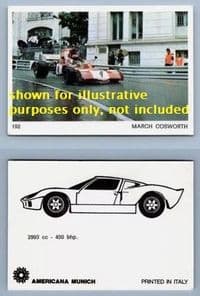 1973 Americana Munich packet, Niki Lauda & his 1972 March F1 car featured - ROOKIE Lauda