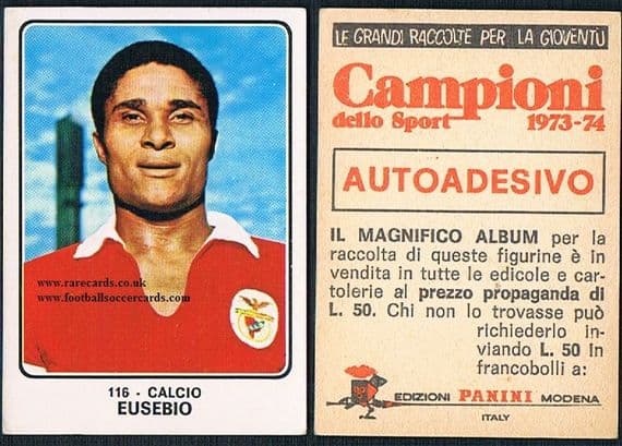 1973 Eusebio Panini Campioni