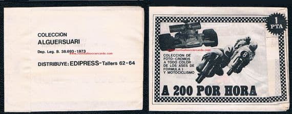 1973 sealed packet & JARNO SAARINEN Suomi Finland World Champion motoGP star