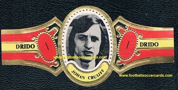 1974 Johan Cruyff cigar band from Holland by Drido