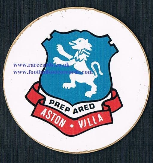 1974 Lucky Bag FasPrint sticker Aston Villa