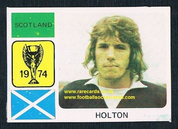 1974 Monty World Cup WC74 sticker Jim Holton Coventry Man Utd Shrewsbury