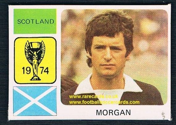 1974 Monty World Cup WC74 sticker Willie Morgan Man Utd Burnley