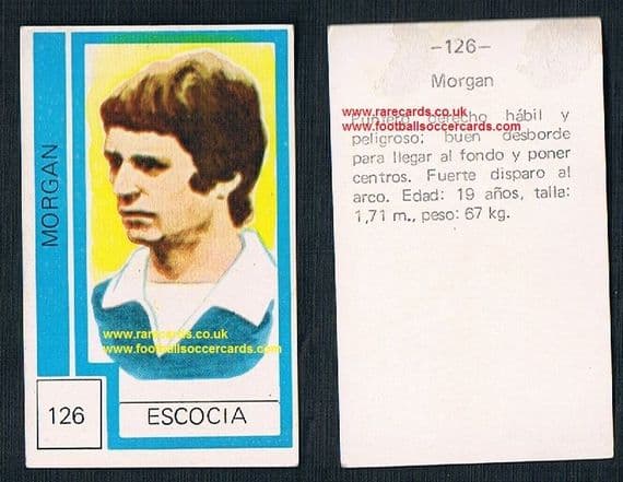 1974 Scotland World Cup Willie Morgan - from Chile - Burnley Man Utd Bolton