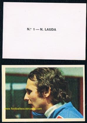 1976 Niki Lauda #1 Clube do Cromo Edicao Marcas e Campeoes Portugal