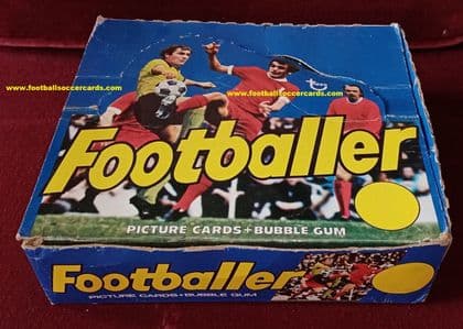 1976 Topps Gum A&BC Footballer cards carton Liverpool v Man City action ORIGINAL only 2 known !