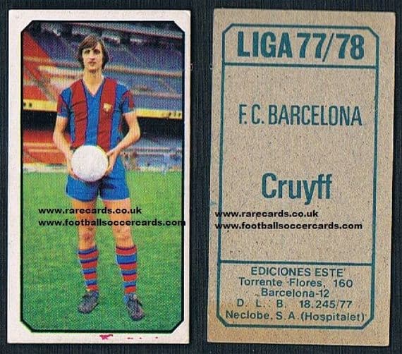 1977 Este Johan Cruyff Liga 77