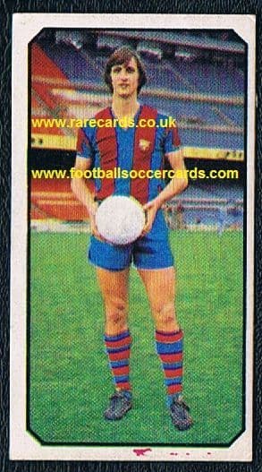 1977 Este Liga Spanish Cruyff card