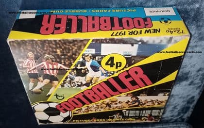 1977 Topps Footballer A&BC Gum cards box carton Newcastle Chelsea Birmingham West Ham Sheff Utd !!!