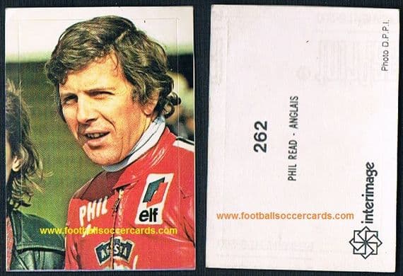 1978 Phil read MotoGP 7-times Grand Prix World Champion Interimage unused sticker
