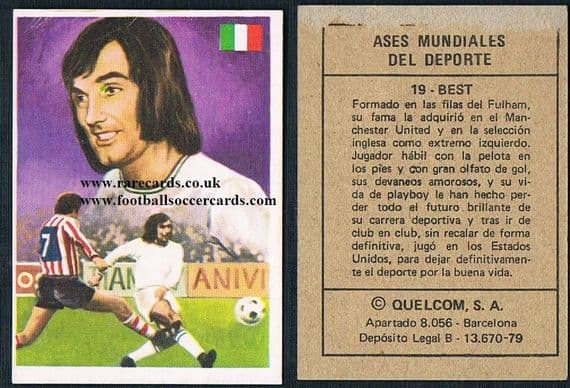 1979 Best Quelcom Spanish card