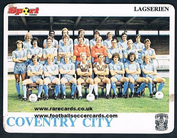 1979 Coventry City team NORWAY