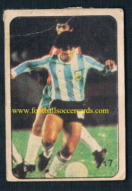1979 Maradona Argentina v Bulgaria 17 Super Futbol original- not a Spanish reissue - on EB £2000!