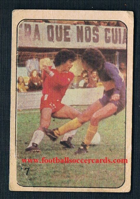 1979 Maradona Argentinos Juniors 7 Super Futbol AMR original- similar on Ebay for £2,000!