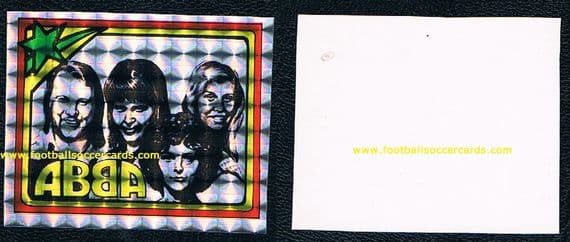 1980 ABBA Zanetti prismatic sticker unused