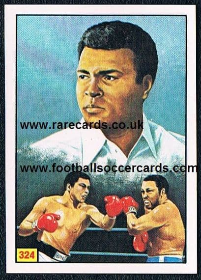 1980 Muhammad Ali Uomini Illustri Panini