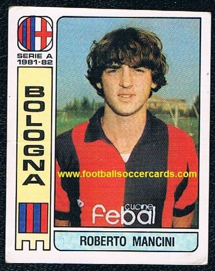 1981 Roberto Mancini rookie Panini #50 Calciatori 1981-82 "good", low cost