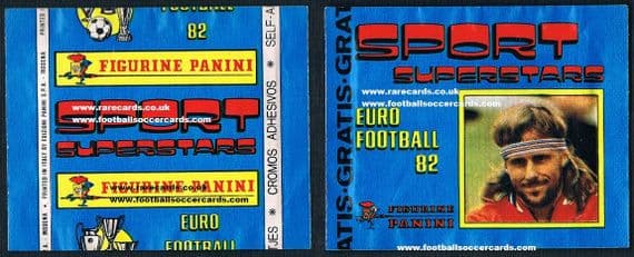 1982 Panini Sport Superstars Bjorn Borg