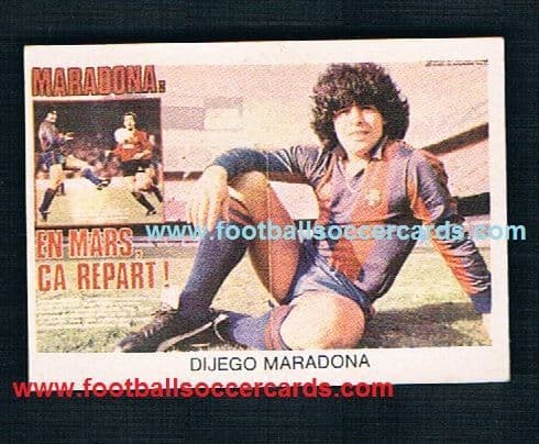 1983 Maradona for Barca SIM Aero Yugoslavian sticker