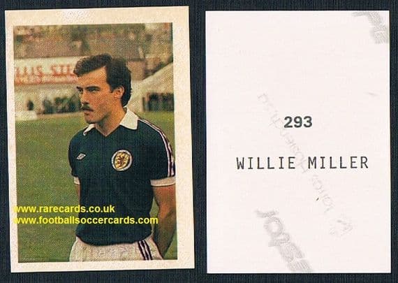 1983 Quadriga-Scandinavia Tips Fodbold 82-83 293 Willie Miller Aberdeen Scotland