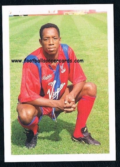 1991 Ian Wright Crystal Palace PREMIUM card by Trebor Bassett