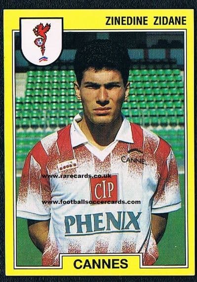 1992 Panini Foot 92 Zidane rookie ever higher in price other sellers ask over 1000! - see pictures