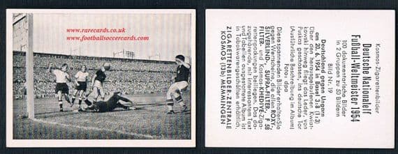 Kosmos 19 Puskas shoots at goal, 1954