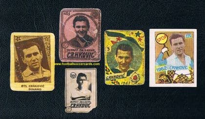 Tomislav Crnkovic Silver Euros Olympics 51 caps Yugoslavia Dinamo Zagreb legend 439 games 5 cards