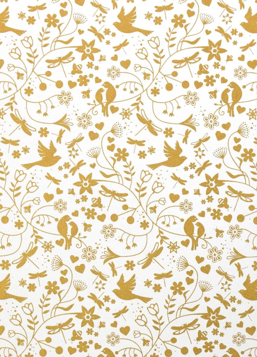 FW259 Love Birds Floral