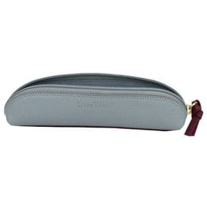 V01366 - Leather Sky Blue & Plum Pouch 4/PK