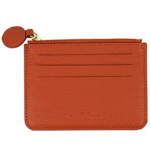 V01373 - Leather Orange Card Holder 4/PK