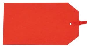 V04879 - Plain Gift Tags Red GTP20 30/PK