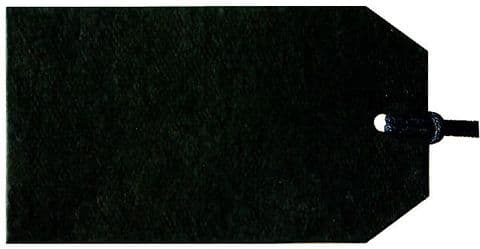V04886 - Plain Gift Tags Black GTP85 30/PK