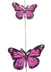 V06637 - Butterfly Garland Pink - GARFLY71.15 6/PK