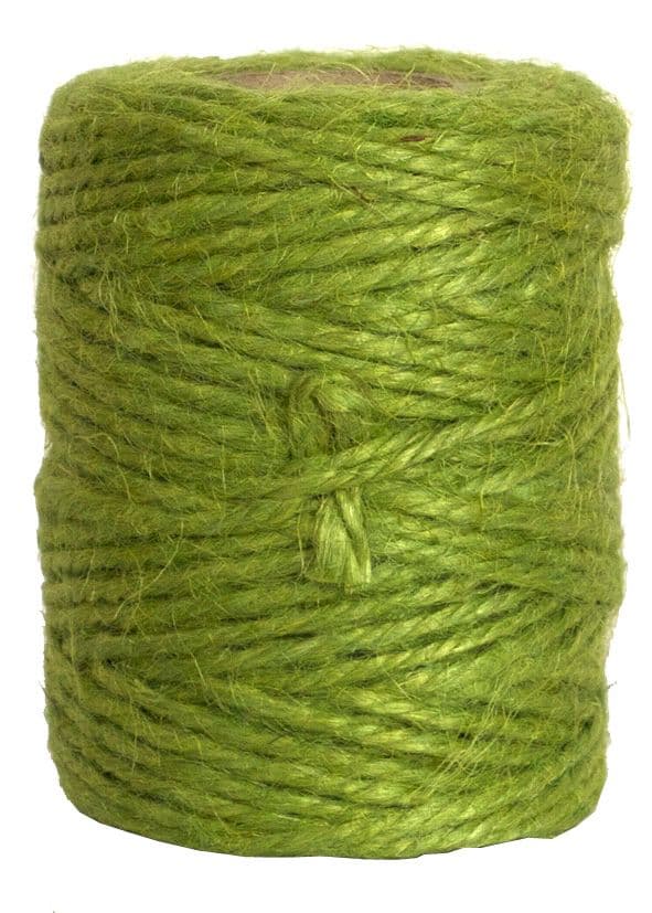 V15592 - Apple Lime Green Twine 50m Jute JT50.62 6/PK