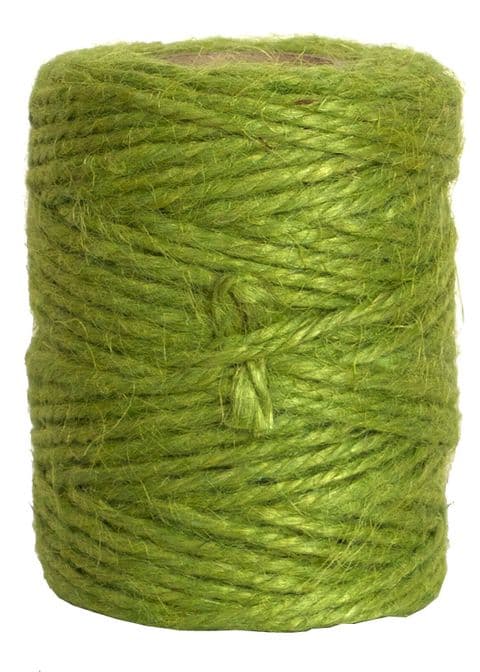 V15592 - Apple Lime Green Twine 50m Jute JT50.62 6/PK